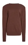Stella Mccartney Cashmere-wool Sweater In Brown