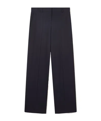 Stella Mccartney Casual Pants With Belt Loops In Black