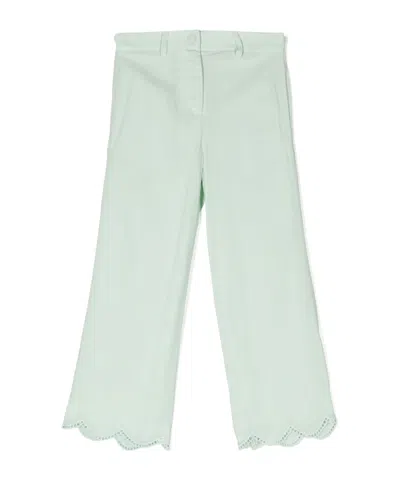 Stella Mccartney Casual Pants With Belt Loops In White