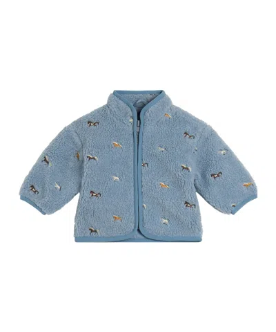 Stella Mccartney Casual Zip-up Jacket In Blue
