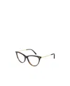 Stella Mccartney Cat's Eye Frame Flat Lens In Black