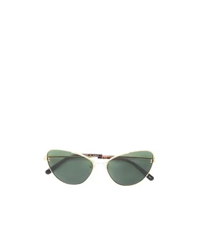 Stella Mccartney Cat's Eye Frame Sunglasses In Green