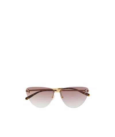 Stella Mccartney Cat-eye Frame Sunglasses In Nude