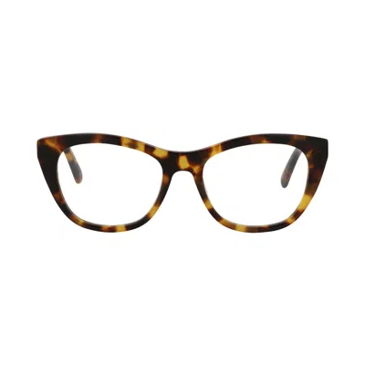 Pre-owned Stella Mccartney Cat Eye Optical Glasses 'havana/transparent' | Brown | Women's Size Onesize
