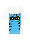 Stella Mccartney Cat-print T-shirt In 中性色