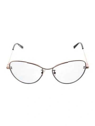 Pre-owned Stella Mccartney Cat-eye Clear Sunglasses In Brown