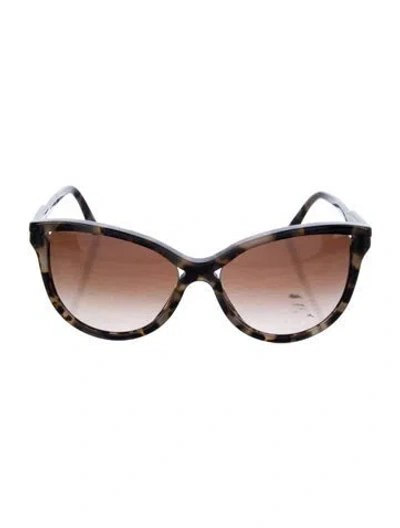 Pre-owned Stella Mccartney Cat-eye Gradient Sunglasses In Brown