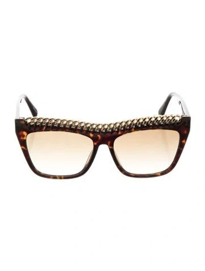 Pre-owned Stella Mccartney Cat-eye Gradient Sunglasses In Brown