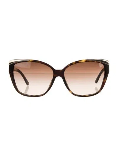 Pre-owned Stella Mccartney Cat-eye Gradient Sunglasses In Brown