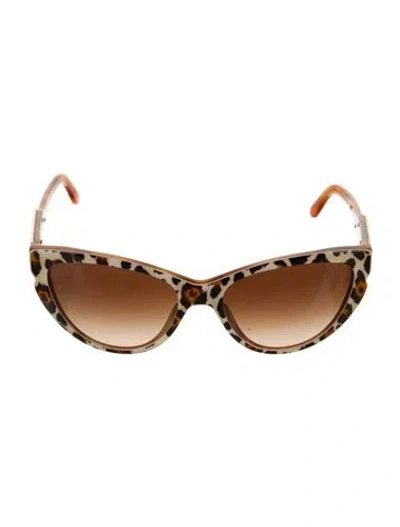 Pre-owned Stella Mccartney Cat-eye Gradient Sunglasses In Neutral