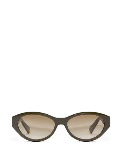 Stella Mccartney Cat-eye Sunglasses In Grün