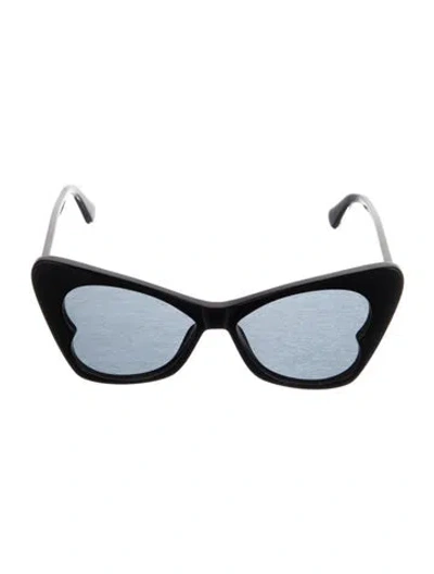 Pre-owned Stella Mccartney Cat-eye Tinted Sunglasses In Black