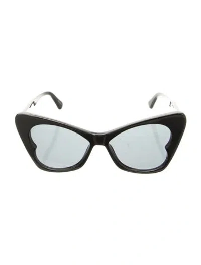 Pre-owned Stella Mccartney Cat-eye Tinted Sunglasses In Black