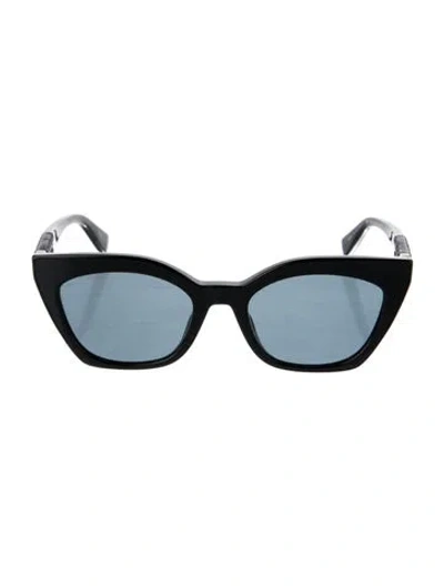 Pre-owned Stella Mccartney Cat-eye Tinted Sunglasses In Black