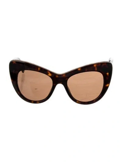 Pre-owned Stella Mccartney Cat-eye Tinted Sunglasses In Brown
