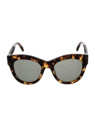 Pre-owned Stella Mccartney Cat-eye Tinted Sunglasses In Brown