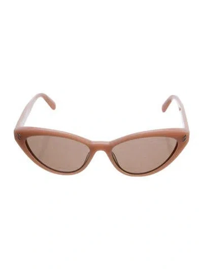 Pre-owned Stella Mccartney Cat-eye Tinted Sunglasses In Neutral