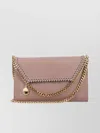 Stella Mccartney Womens Moss Falabella Faux-leather Chain Wallet