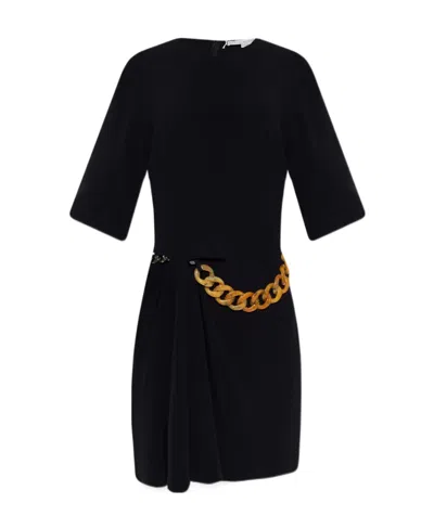 STELLA MCCARTNEY STELLA MCCARTNEY CHAIN-LINKED CREWNECK DRESS
