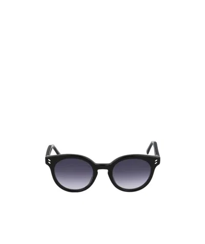 Stella Mccartney Chain-detail Sunglasses In Black