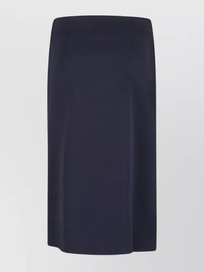 Stella Mccartney Chain Detail Wrap Skirt In Blue