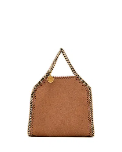 Stella Mccartney Chain Detailed Shoulder Bag In Brown