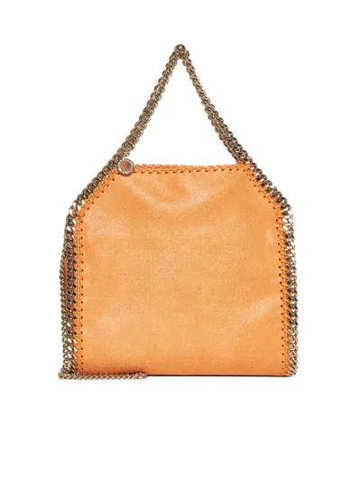Stella Mccartney Chain Detailed Shoulder Bag In Orange