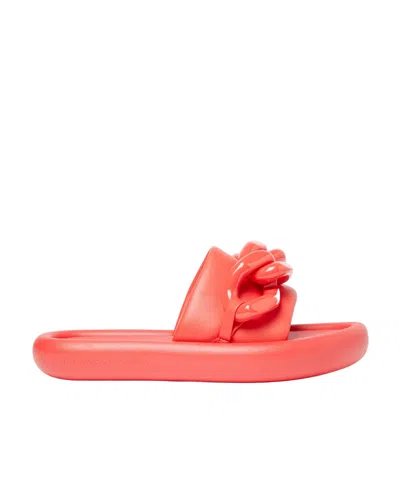 Stella Mccartney Chain Detailed Slides In Pink