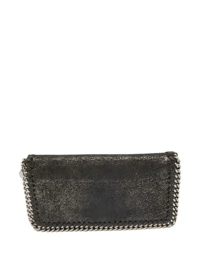 Pre-owned Stella Mccartney Chain Detailed Suede Wallet