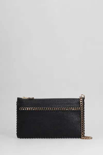Stella Mccartney Chain Detailed Wallet In Black