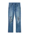 Stella Mccartney Falabella Knees Bootcut Jeans In Blue