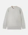 Stella Mccartney Crewneck Organic Cotton Sweatshirt With Chain. In Light Gray Melange