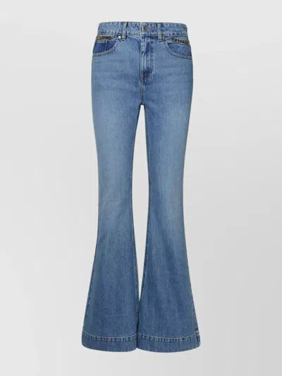 Stella Mccartney Flared Jeans In Blue
