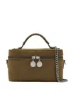 Stella Mccartney Chain-handle Satchel Bag In Green