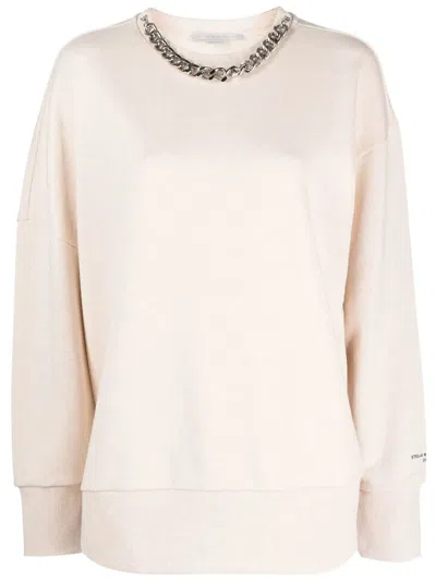 Stella Mccartney Stella Mc Cartney Falabella Sweatshirt In Neutral