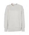Stella Mccartney Crewneck Organic Cotton Sweatshirt With Chain. In White