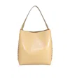 Stella Mccartney Chain Link Handbag In Nude