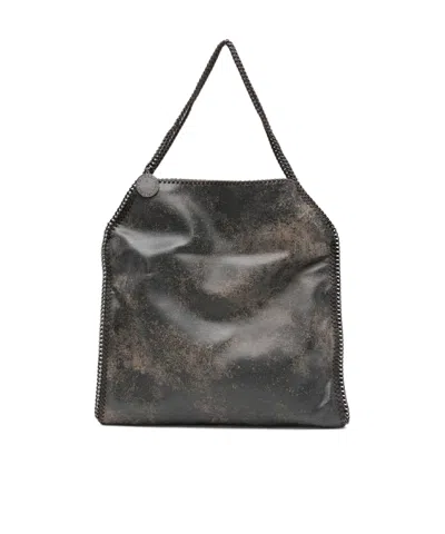 Stella Mccartney Chain-link Shoulder Bag In Black