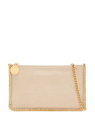 Stella Mccartney Chain-link Shoulder Bag In Neutrals