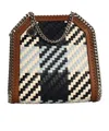 Stella Mccartney Chain-linked Woven Tote Bag In Black
