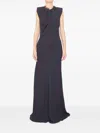 Stella Mccartney Chain Long Dress In 黑色