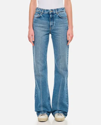 Stella Mccartney Chain Pocket Jeans In Sky Blue