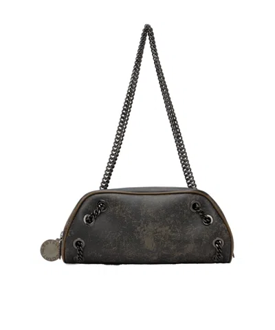 Stella Mccartney Chain Shoulder Bag In Black