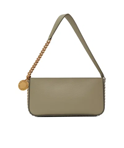 Stella Mccartney Chain Shoulder Bag In Gray
