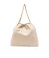 Stella Mccartney Medium Falabella Chain Shoulder Bag In White