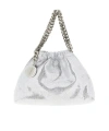 Stella Mccartney Chain Shoulder Bag In Silver