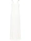 Stella Mccartney Chain-strap Gown In White