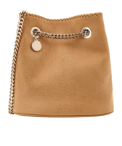 Stella Mccartney Chain Strap Shoulder Bag In Brown
