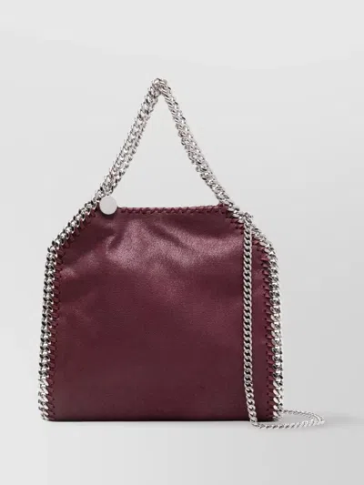 Stella Mccartney Chain Strap Whipstitch Detailing Tote Bags