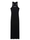 Stella Mccartney Chain Tank Dress In Black